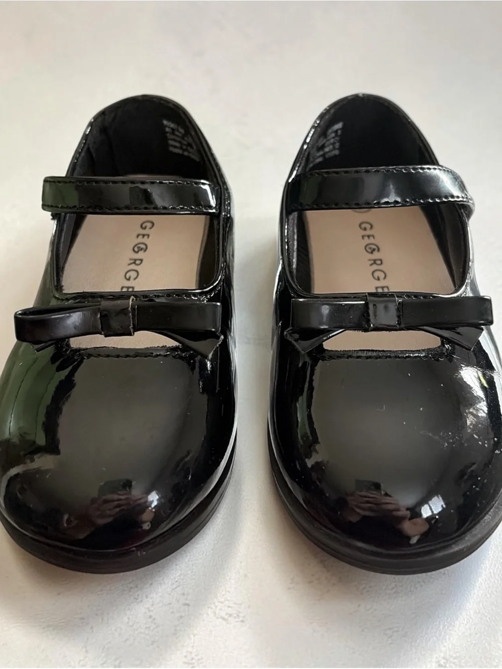 George Girls' Black Patent Mary Jane Shoes
